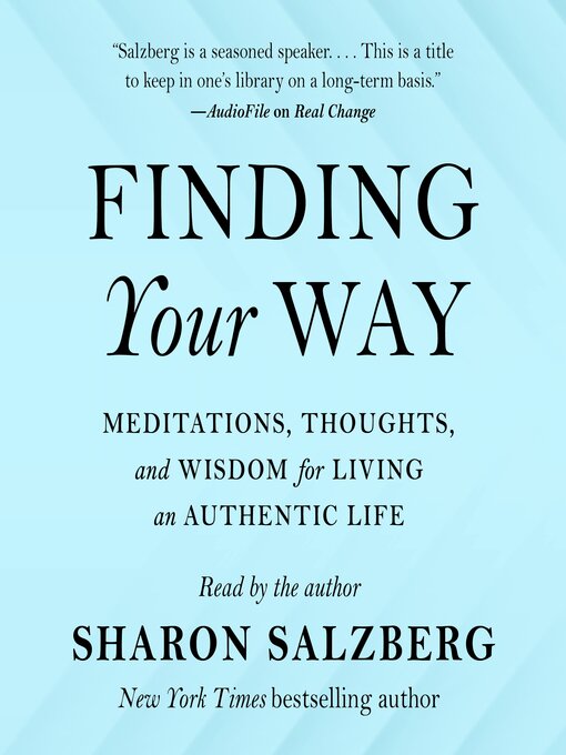Title details for Finding Your Way by Sharon Salzberg - Available